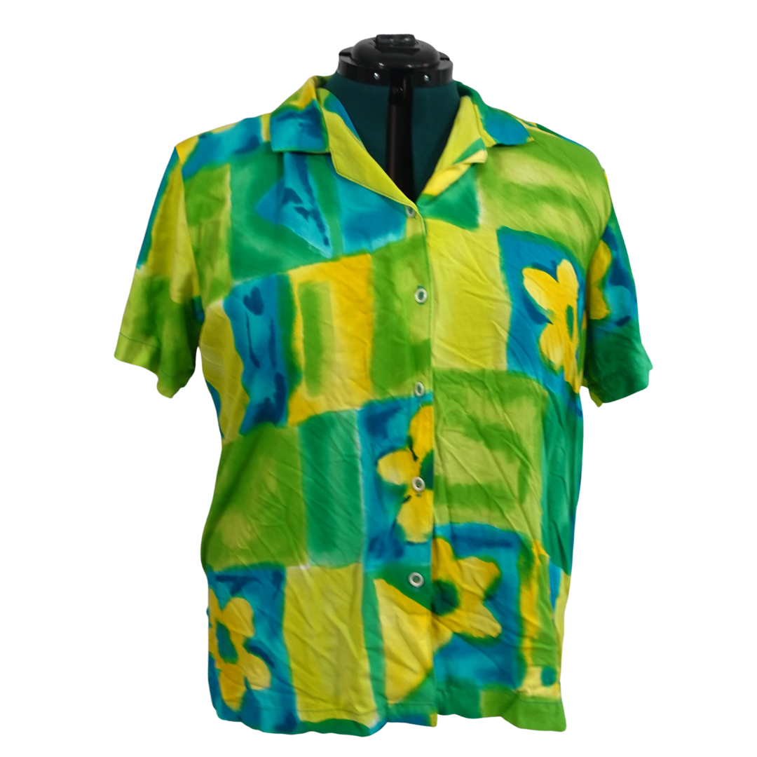 Vintage Y2K Vibe Button Up Top