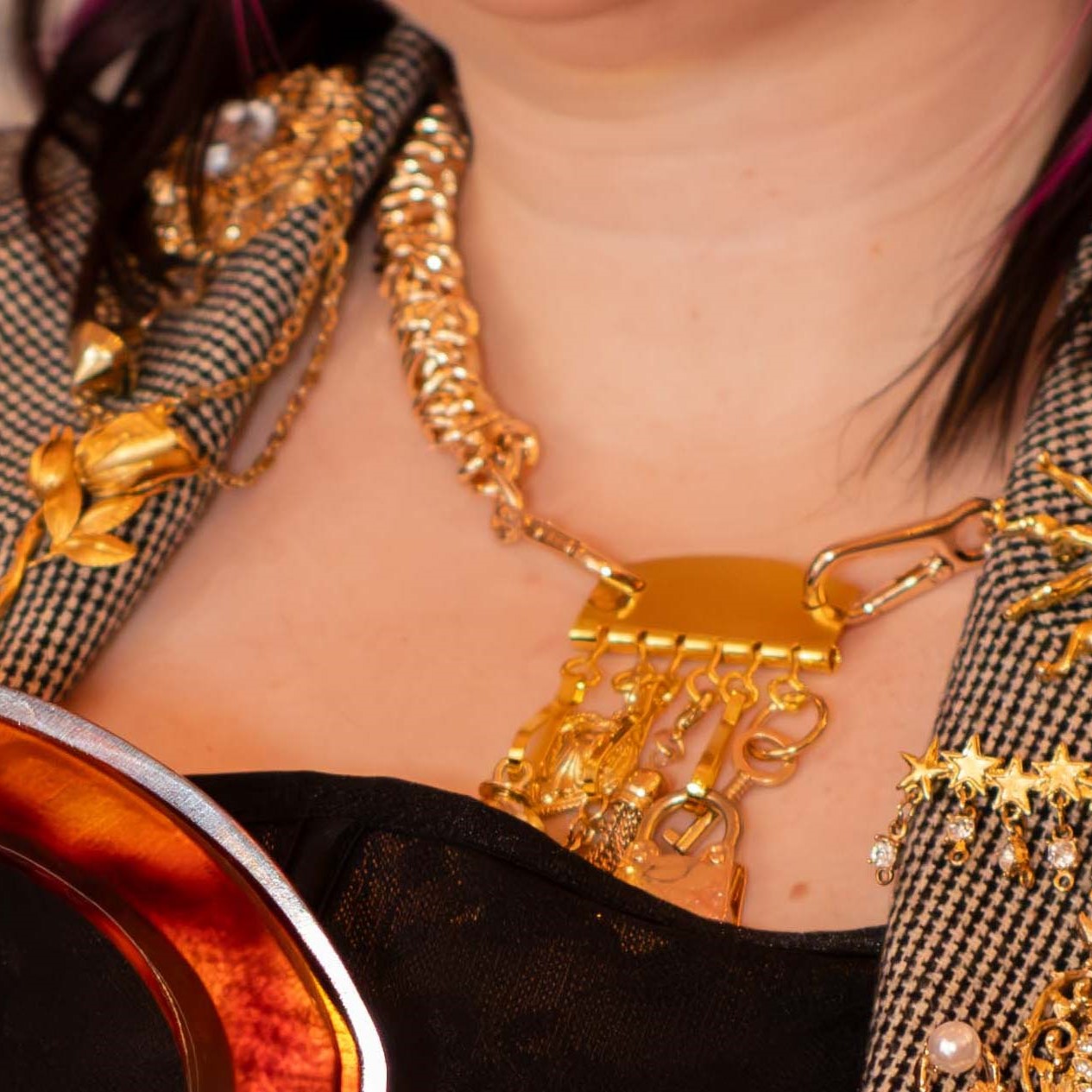 All That Glitters Charm Necklace