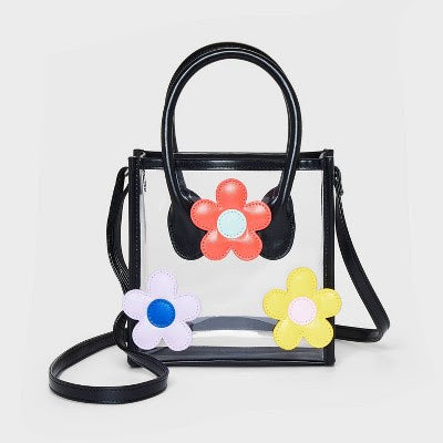Clear Daisy Purse NWT