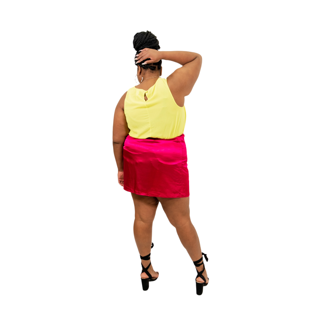 Electric Yellow Sleeveless Top