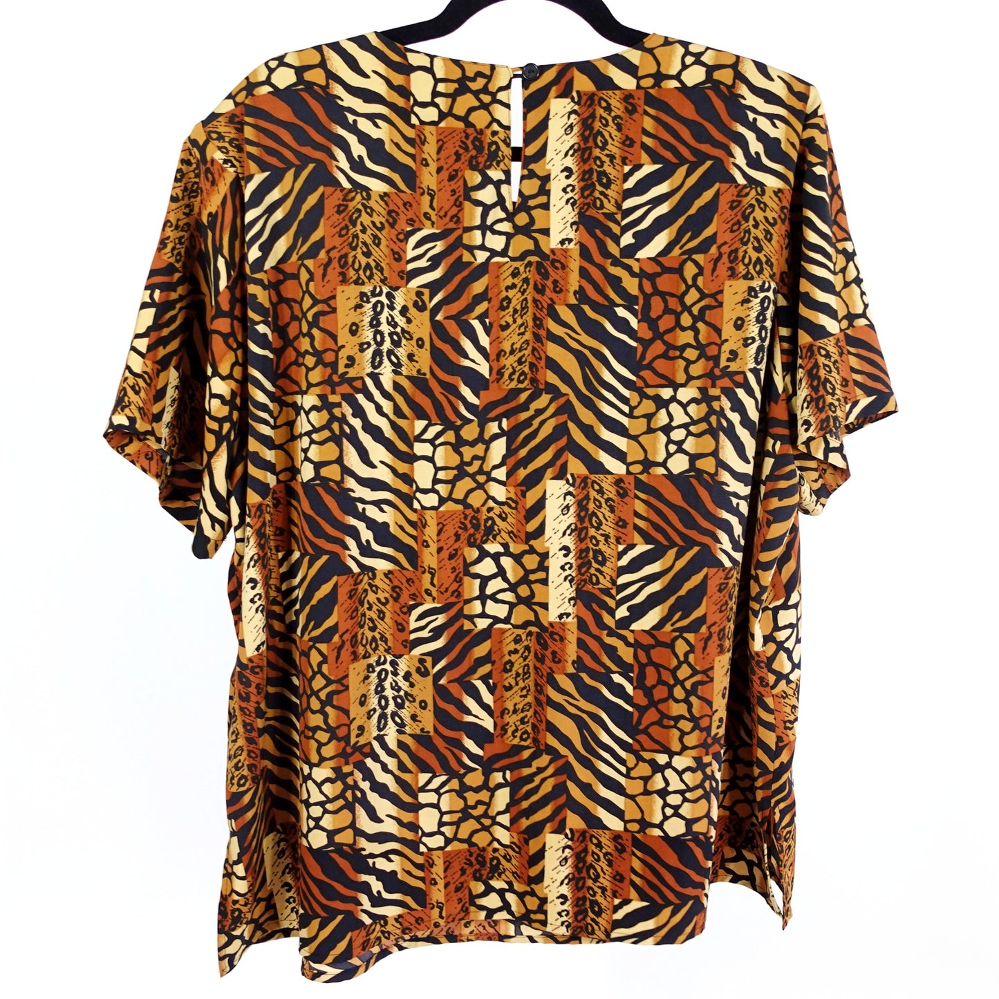 Vintage Mixed Animal Print Top