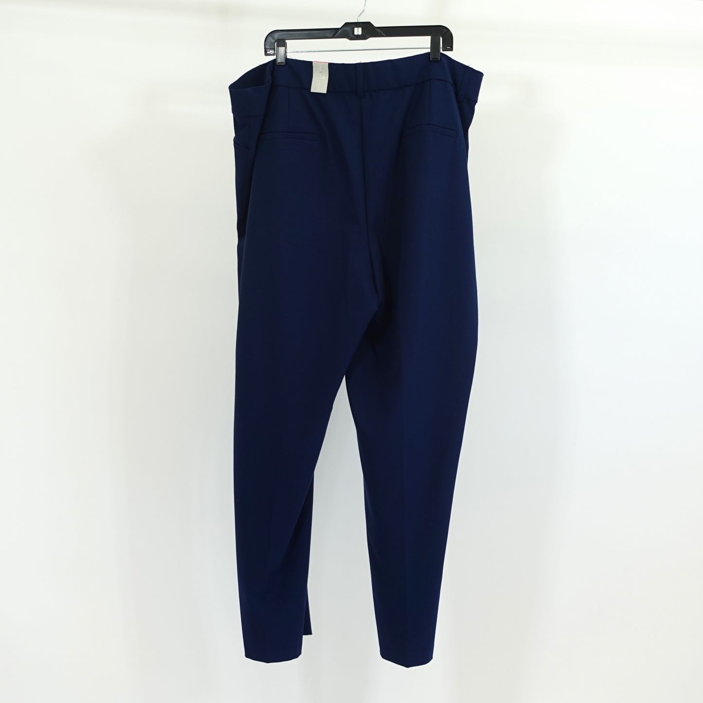 Wide Leg Navy Pants NWT