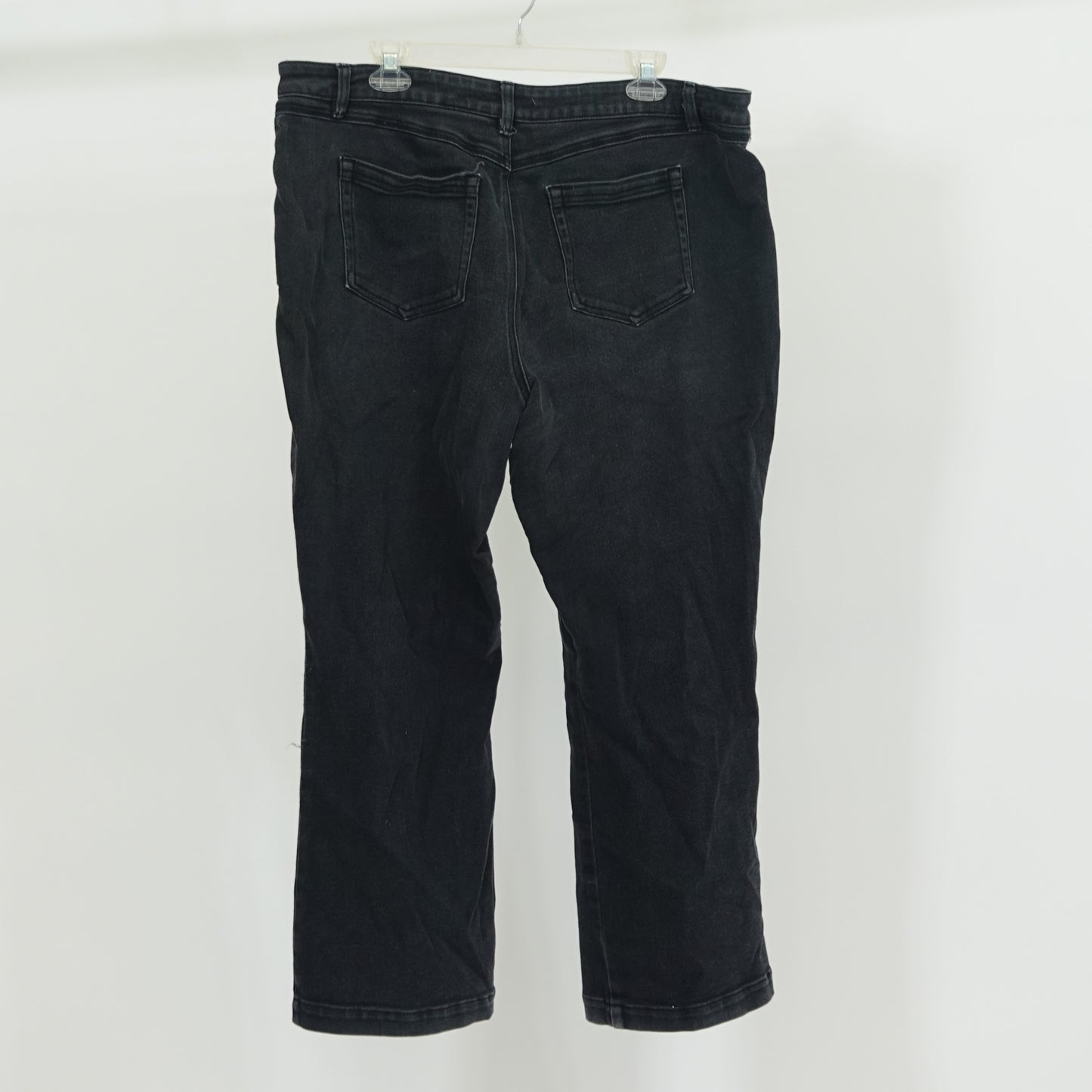 Charcoal Grey Flare Leg Jeans