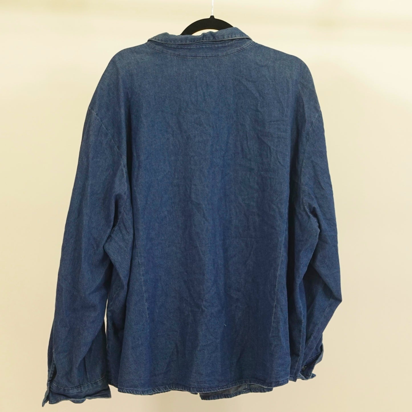 Vintage Embroidered Chambray Button-Up