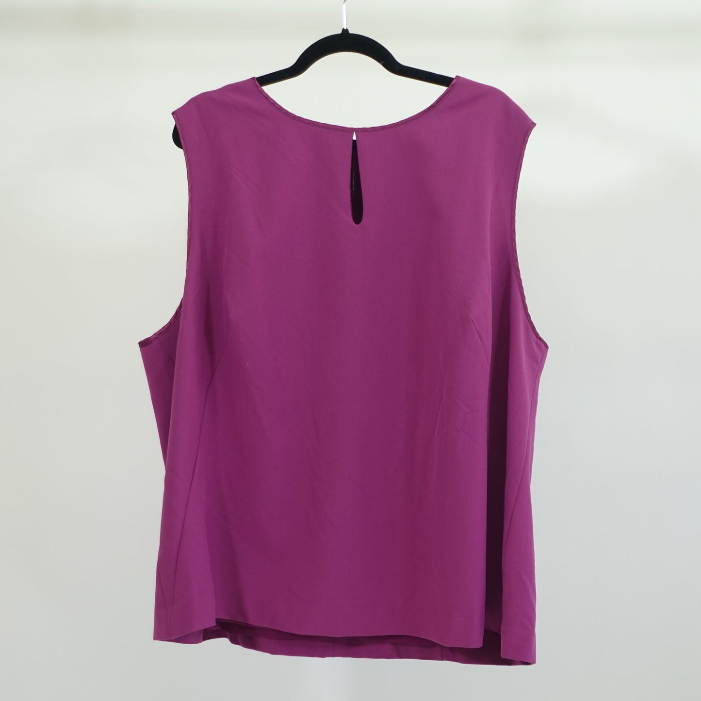 Purple Sleeveless Keyhole Top