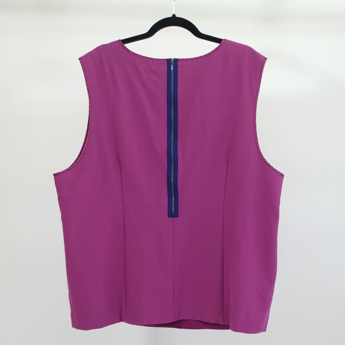 Purple Sleeveless Keyhole Top