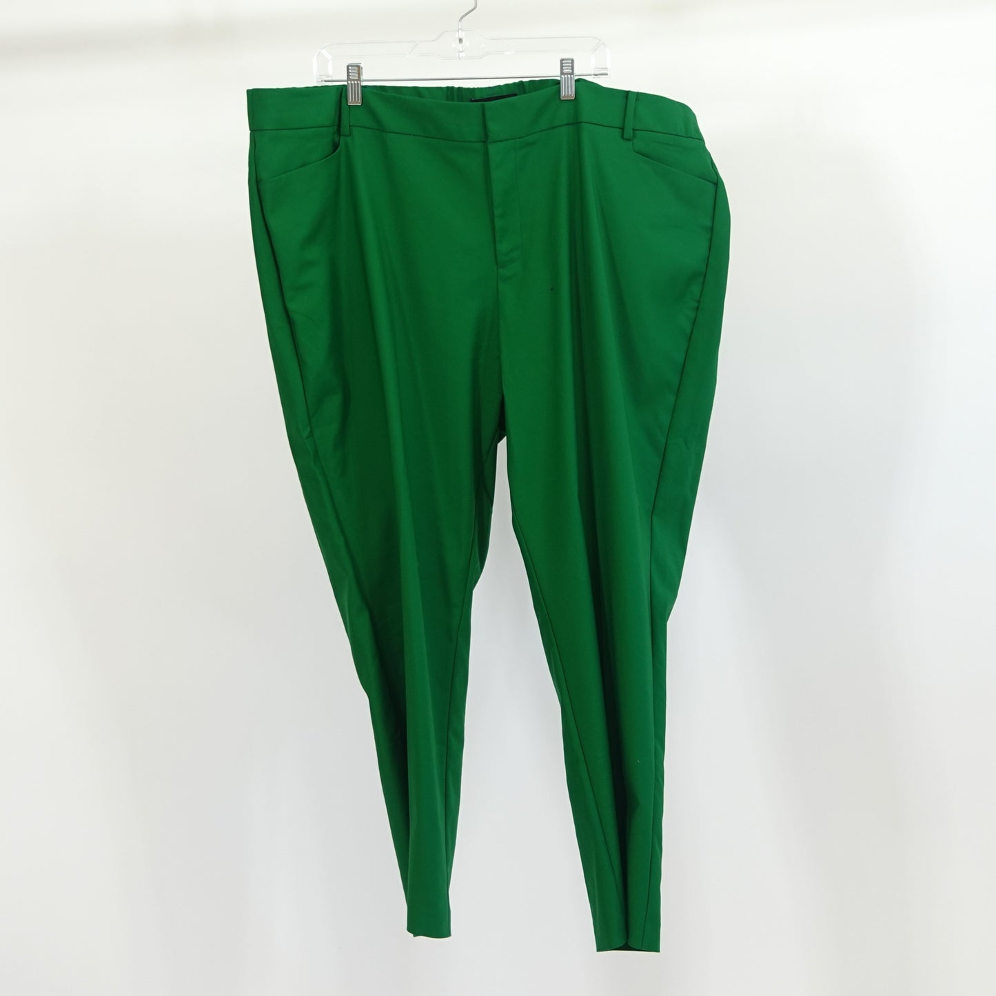 Green Straight Leg Ankle Pant