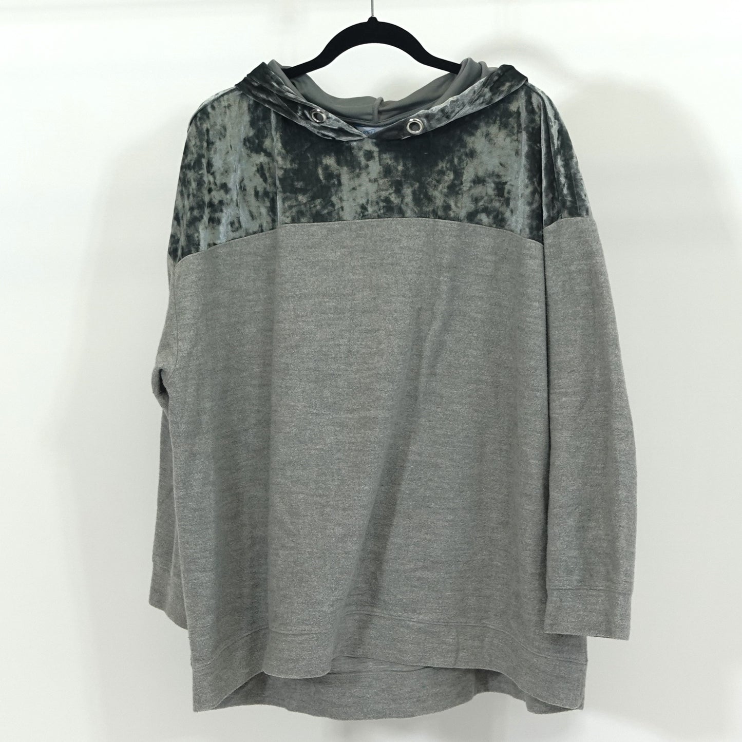 Crushed Velvet Sweatshirt