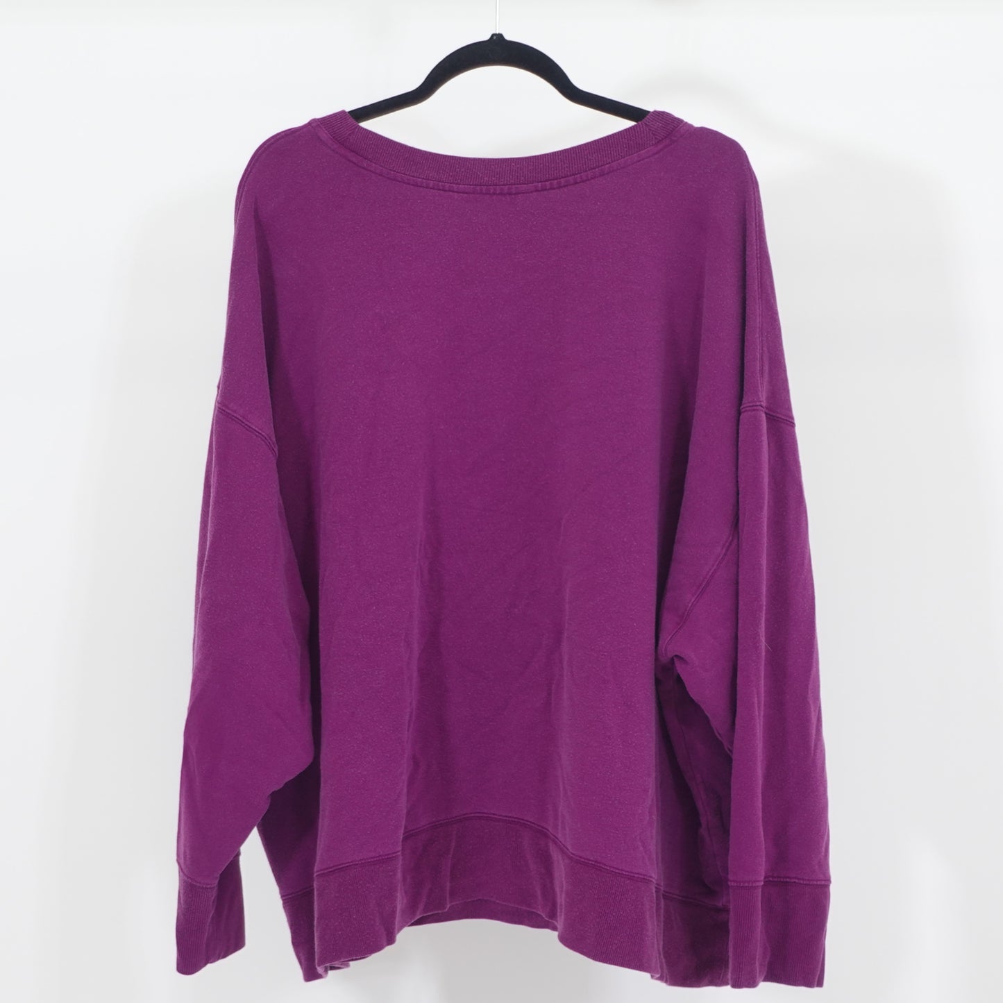 Purple Half-Button Up Sweatshirt