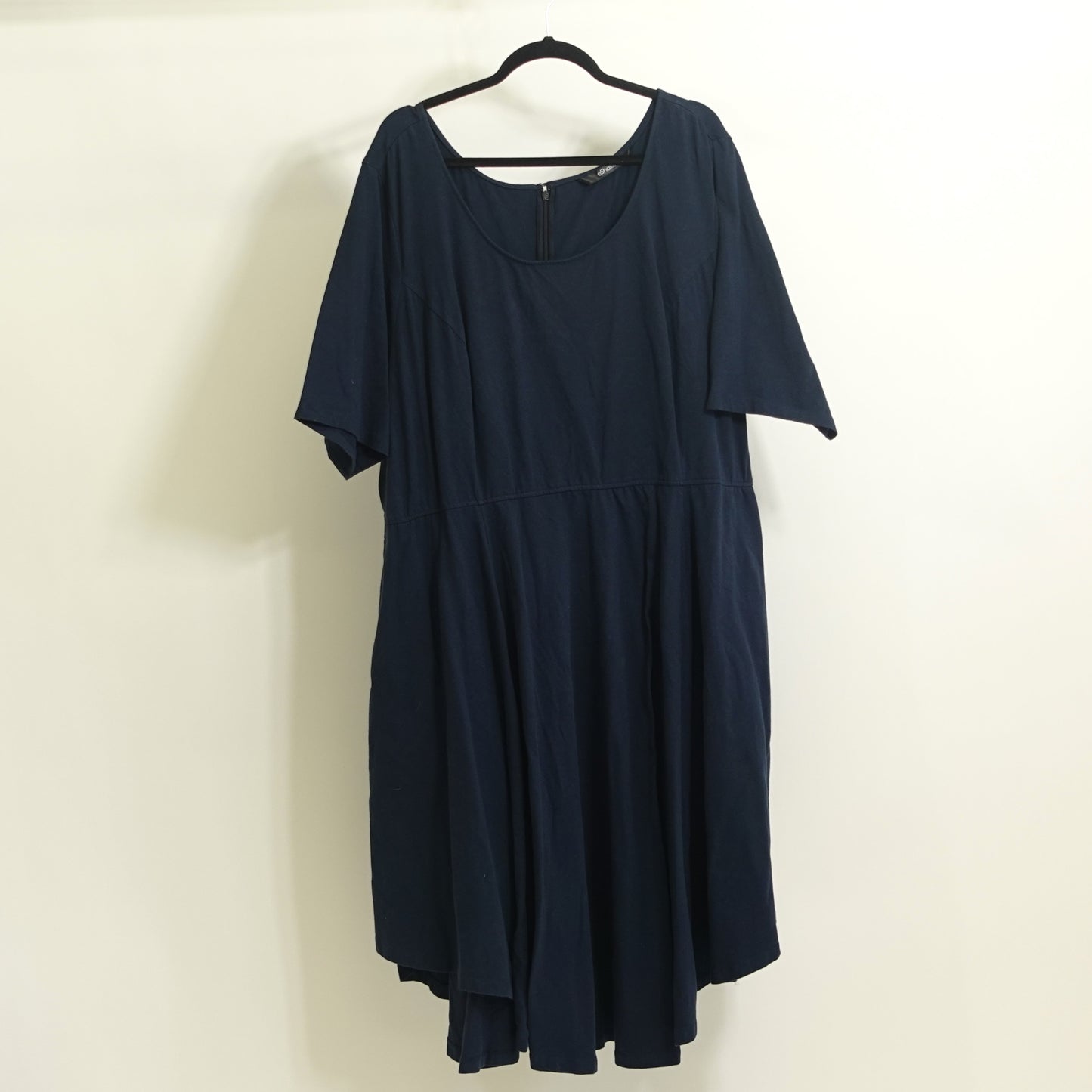 Navy Short Sleeve Dress