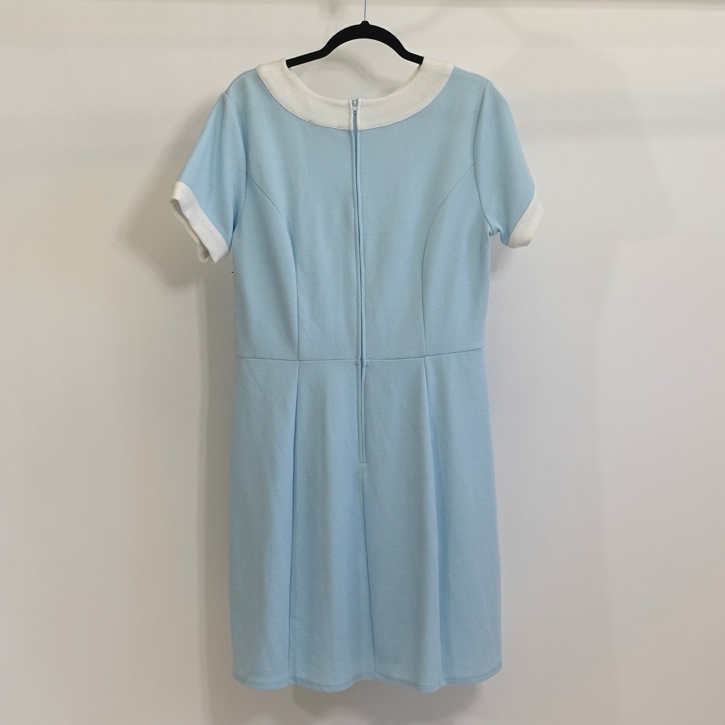 Powder Blue and White Dress