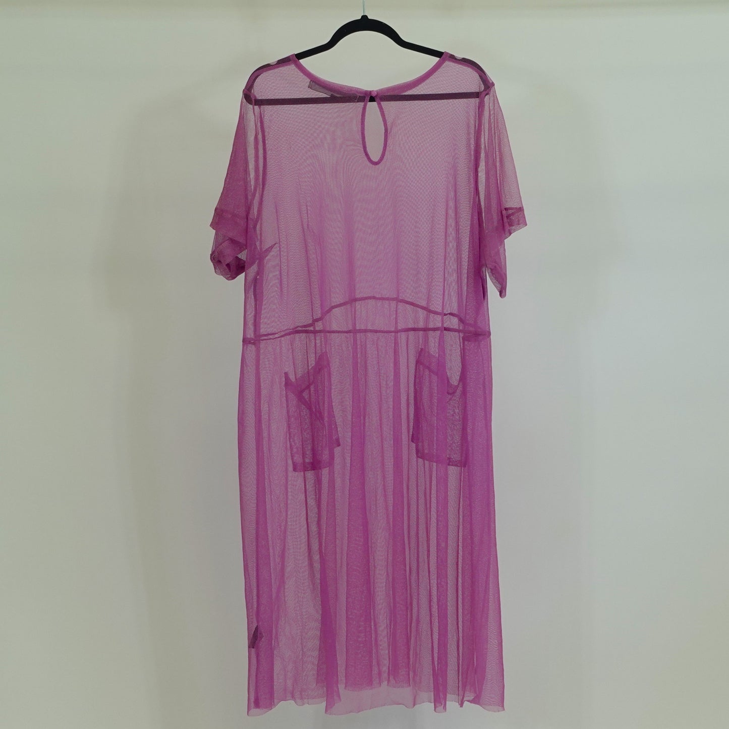 Premme Shimmery Orchid Purple Mesh Dress