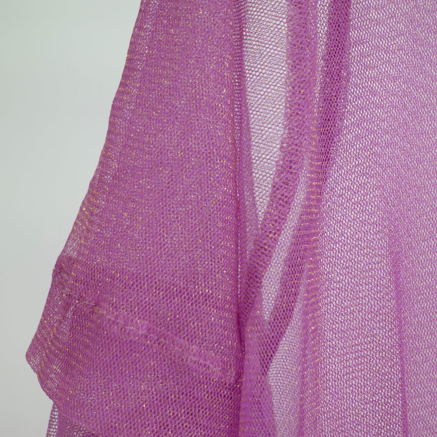 Premme Shimmery Orchid Purple Mesh Dress