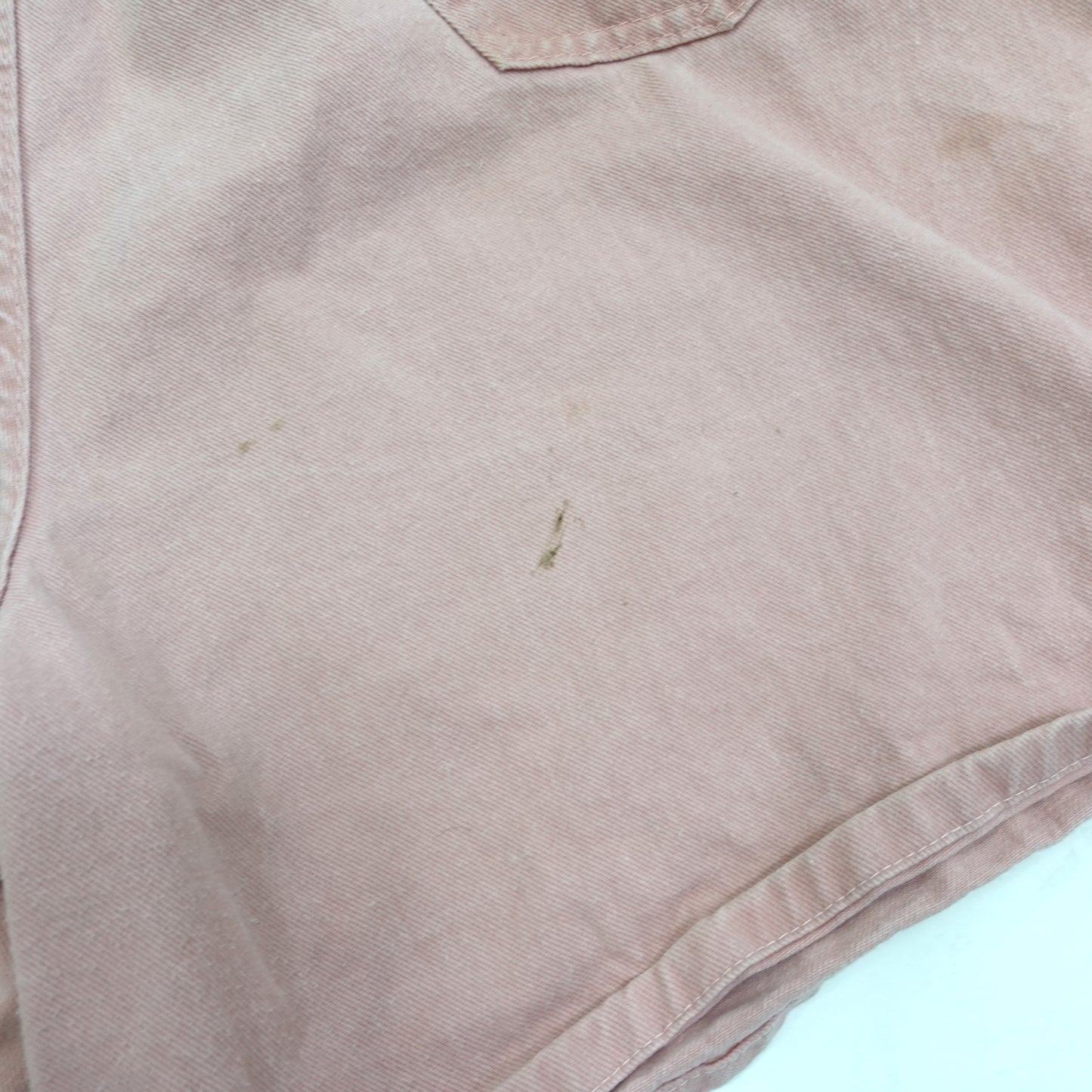 Vintage Pink Mid Length Paperbag Waist Shorts