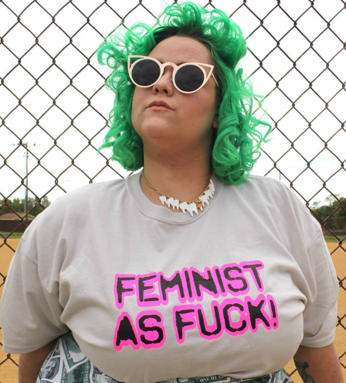 Feminist AF Cream Colored Tee