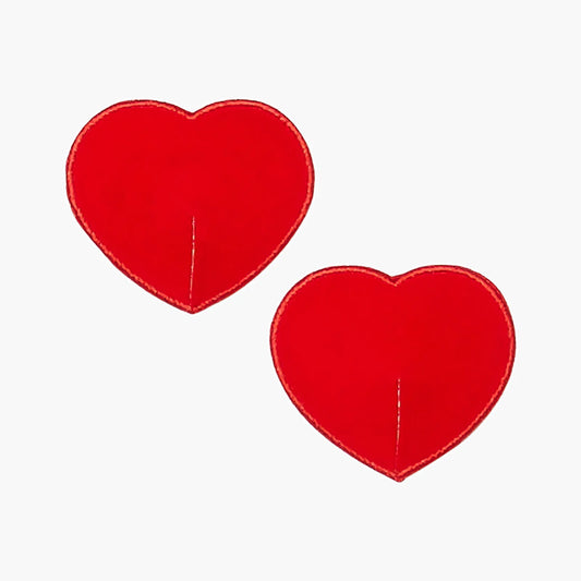 Savage X Fenty Red Velvet Heart Pasties NWT