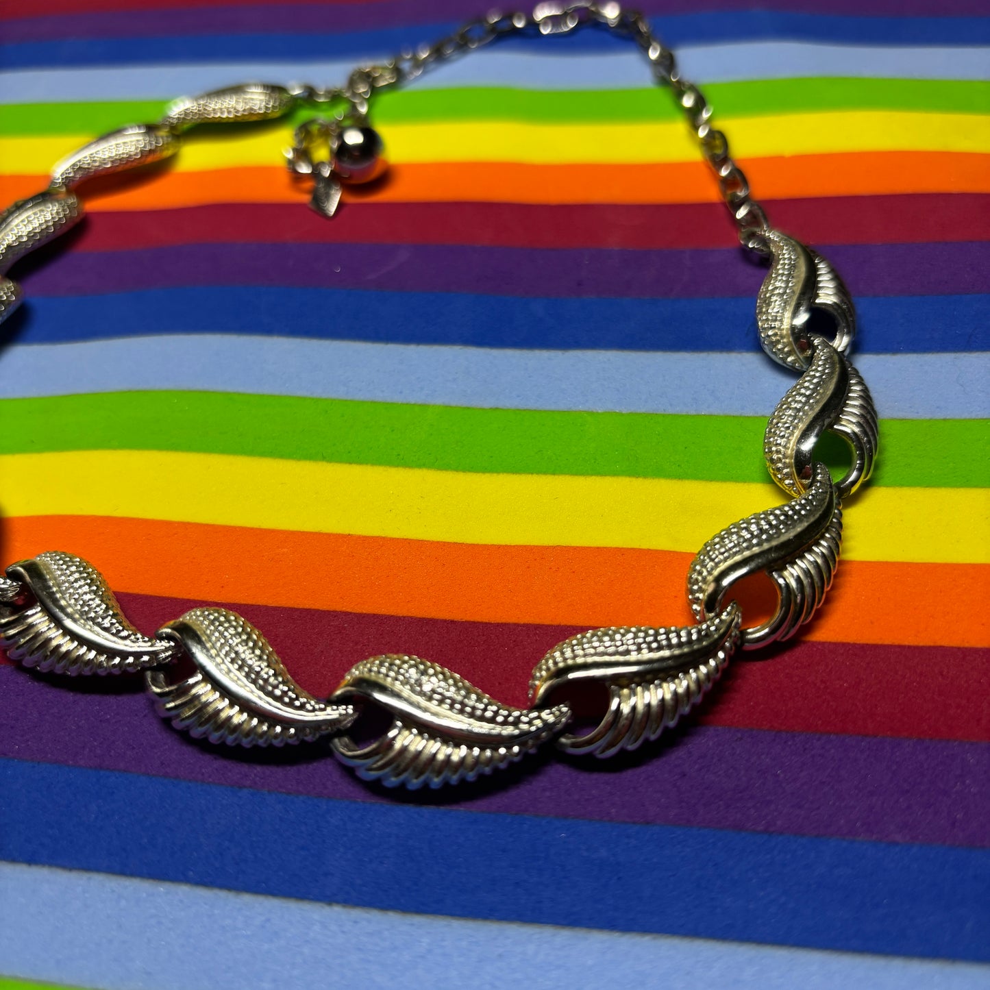 Vintage Signed Sarah Coventry Silver Necklace