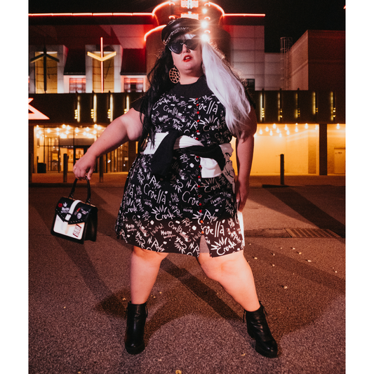 Disney Cruella de Vil Button Front Tank Dress