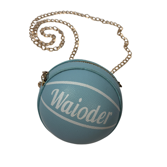Baby Blue Mini Basketball Purse