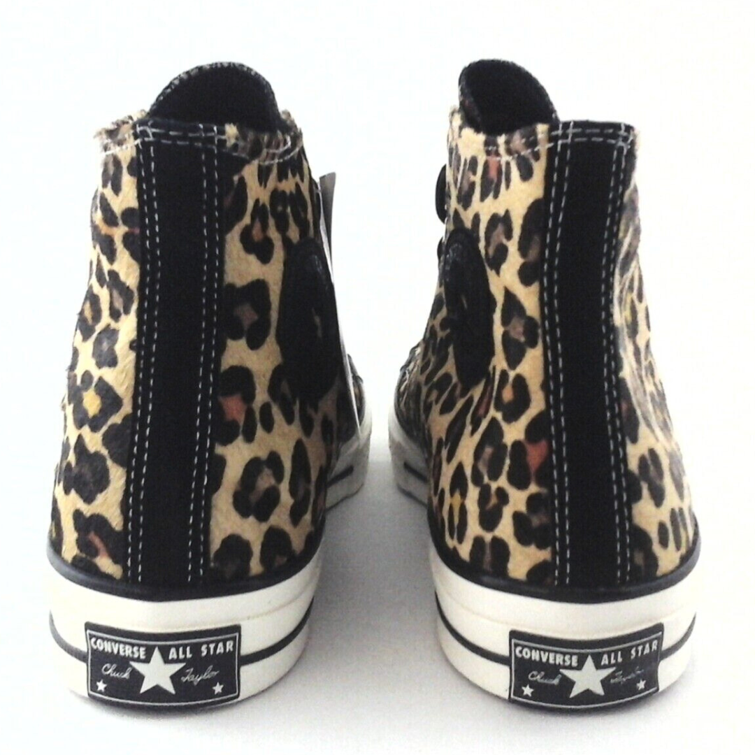 Converse All Star Leopard Print High Top Sneakers NWOT (Size 9)