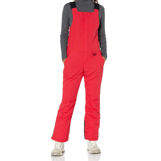 Red Snow Pant Overalls