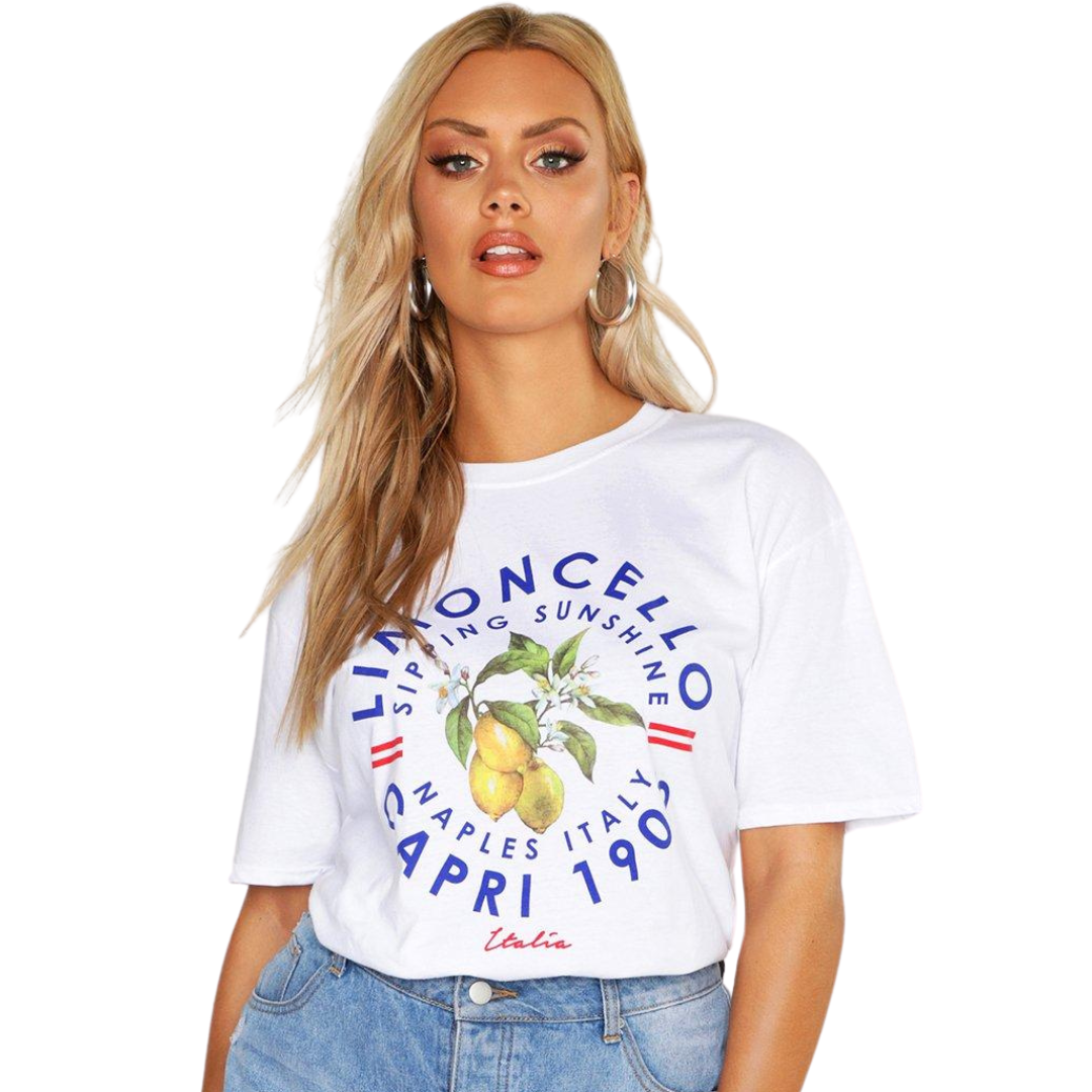 Limoncello Capri Graphic Tee NWT