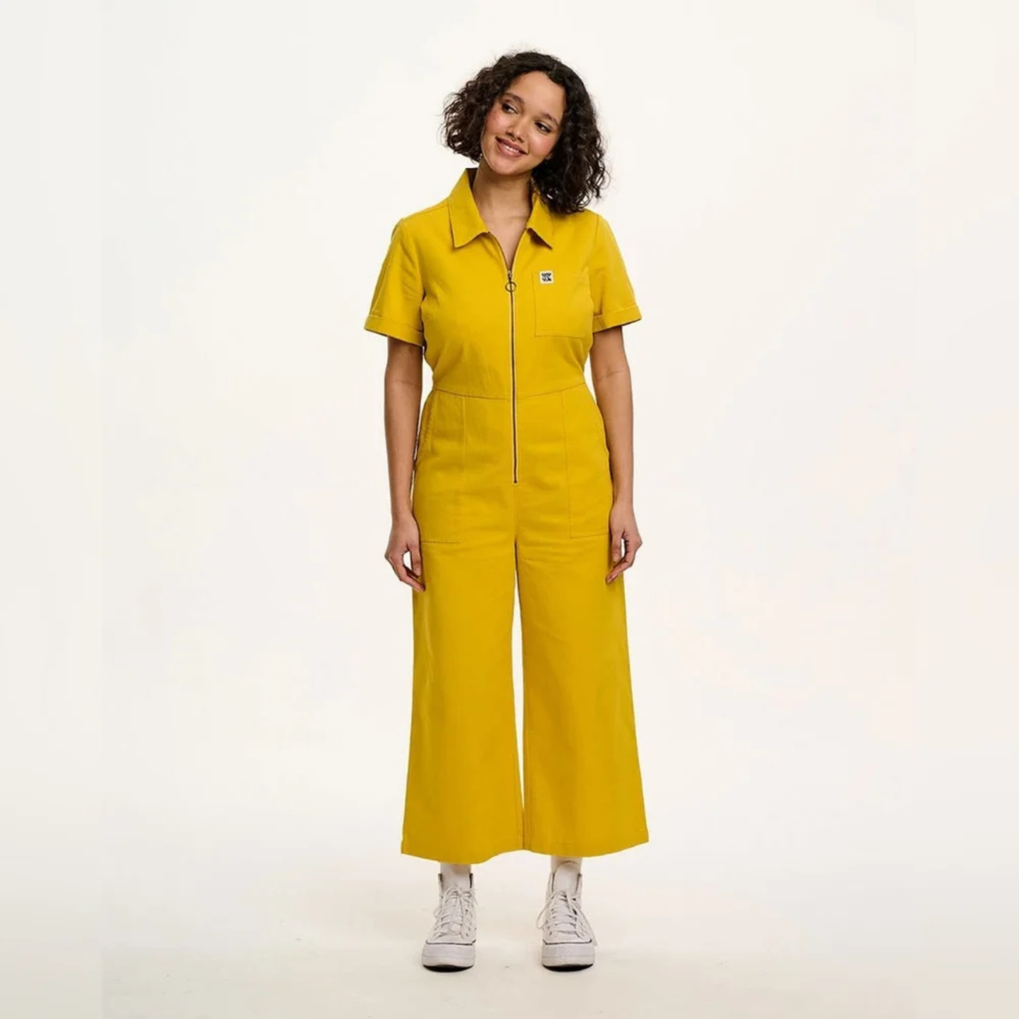Lucy and Yak Yellow Ragan Jumpsuit