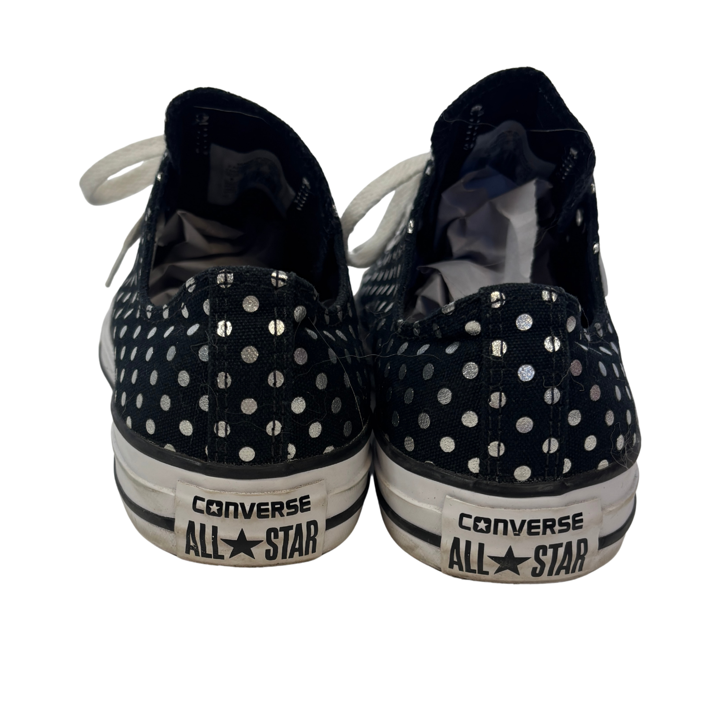 White Zip/ Lace Up Platform Combat Boots (Size 6.5)