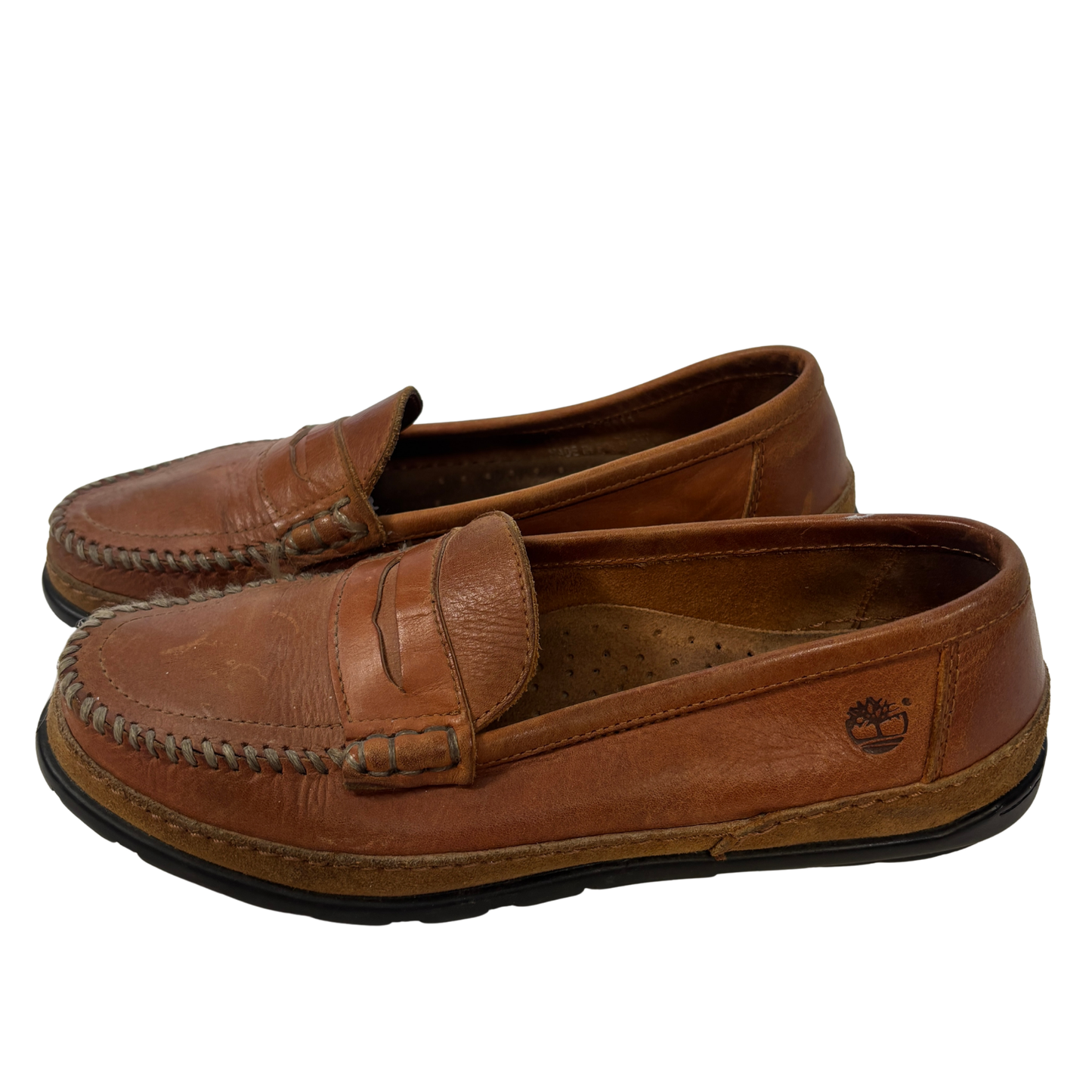 Timberland Brown Leather Penny Loafers (Men’s Size 7/ Women’s Size 8.5)