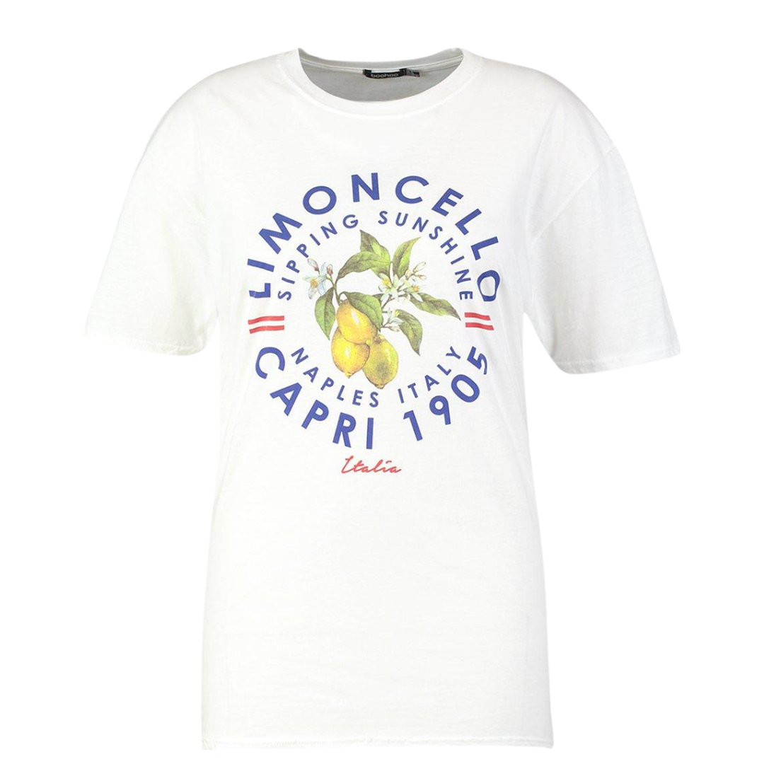 Limoncello Capri Graphic Tee NWT