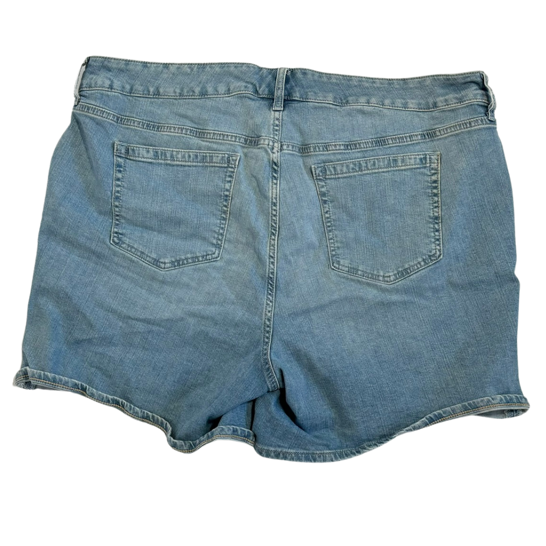 Torrid Light Wash Mid-Length Denim Shorts