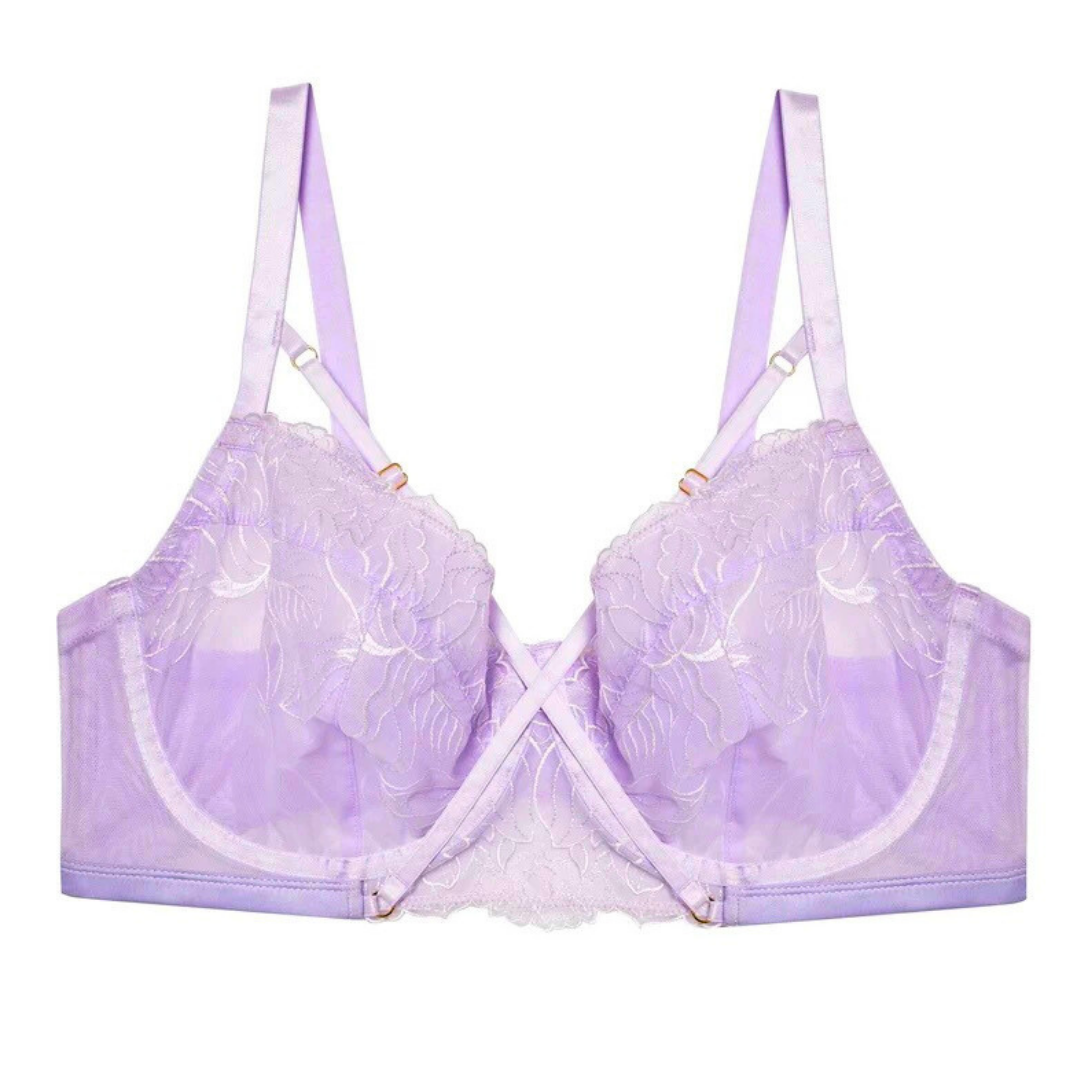 GabiFresh X Playful Promises Lilac Mesh Bra (42DD/E)