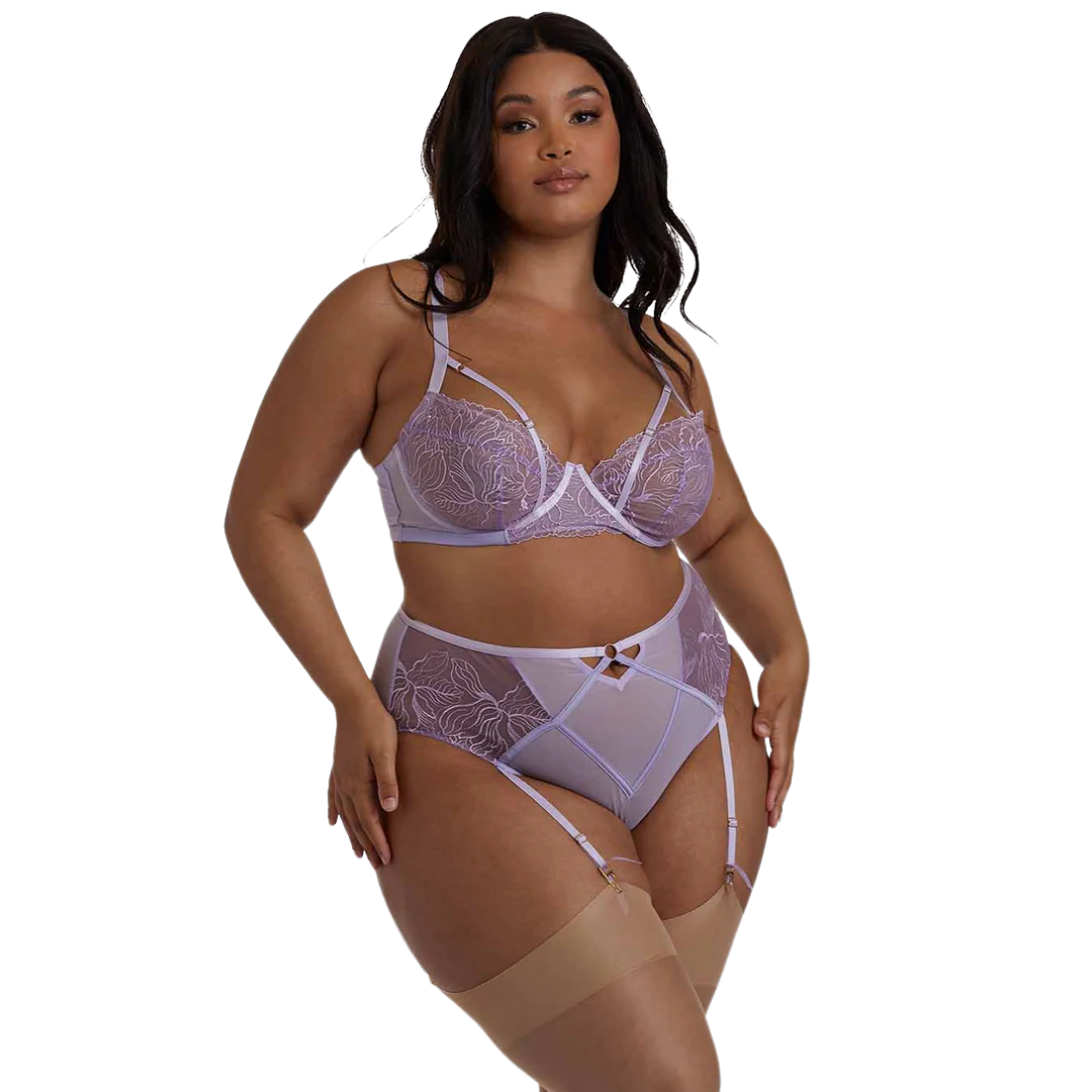 GabiFresh X Playful Promises Lilac Mesh Bra (42DD/E)