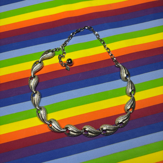 Vintage Signed Sarah Coventry Silver Necklace