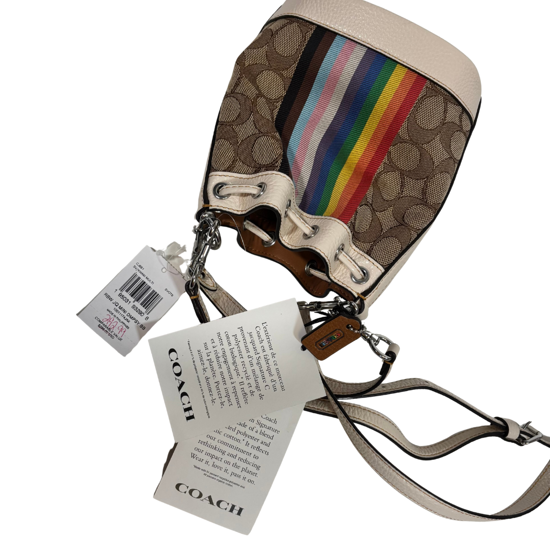 Coach Mini Dempsey Bucket Bag NWT