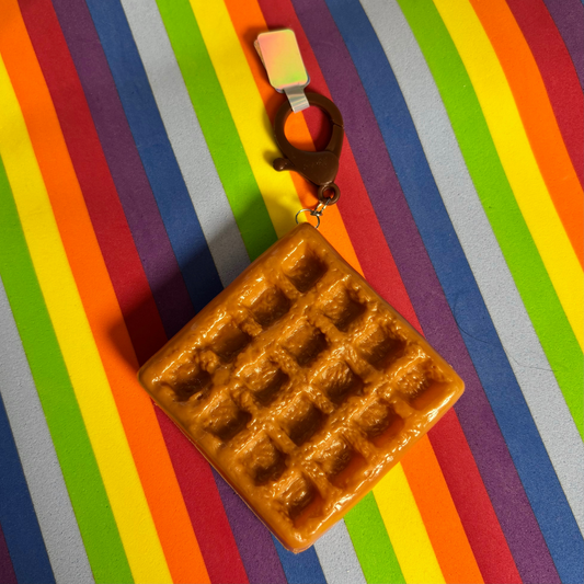 Waffle Bag Charm