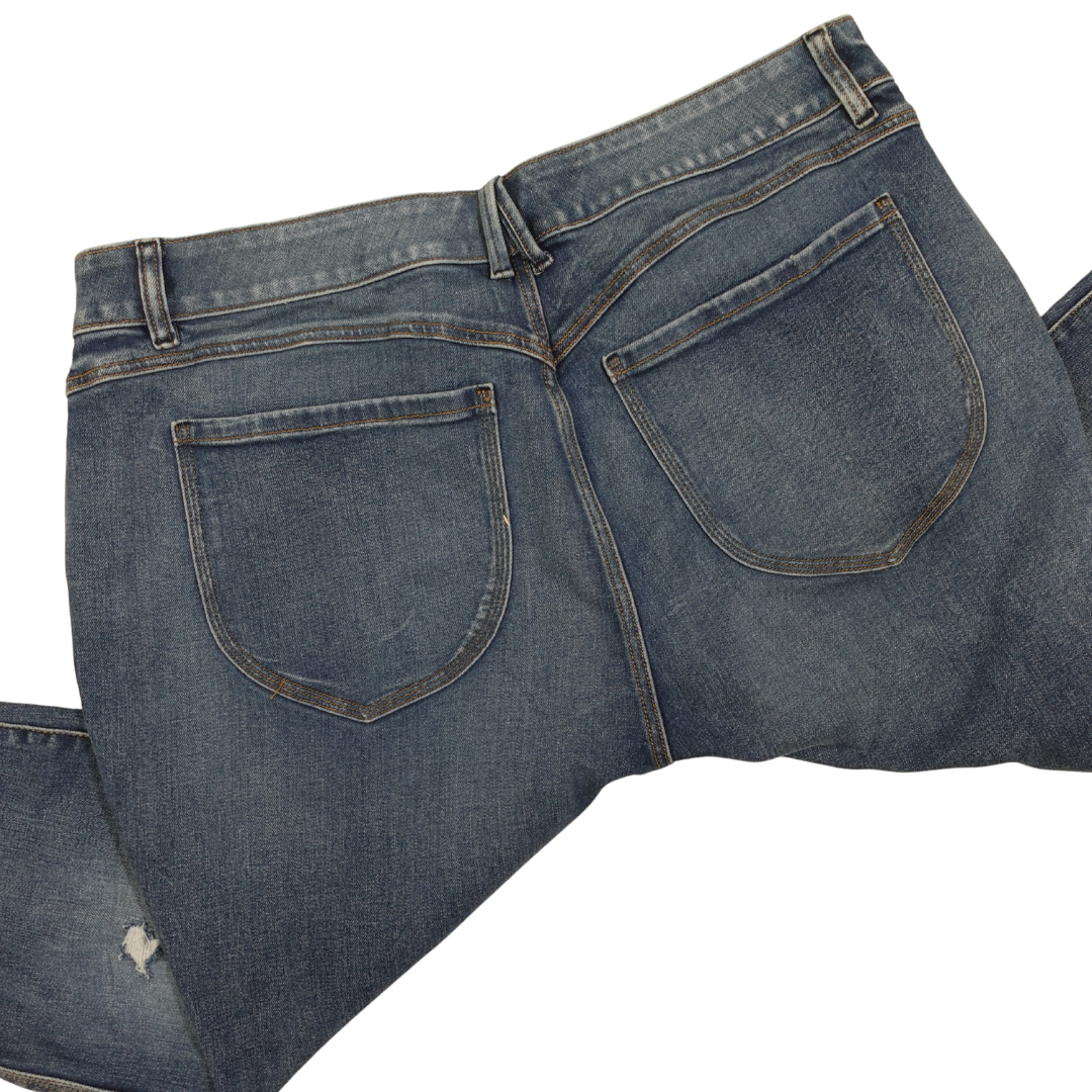 Lightly Destructed Stonewash Skinny Jeans (Multiple Sizes Available)