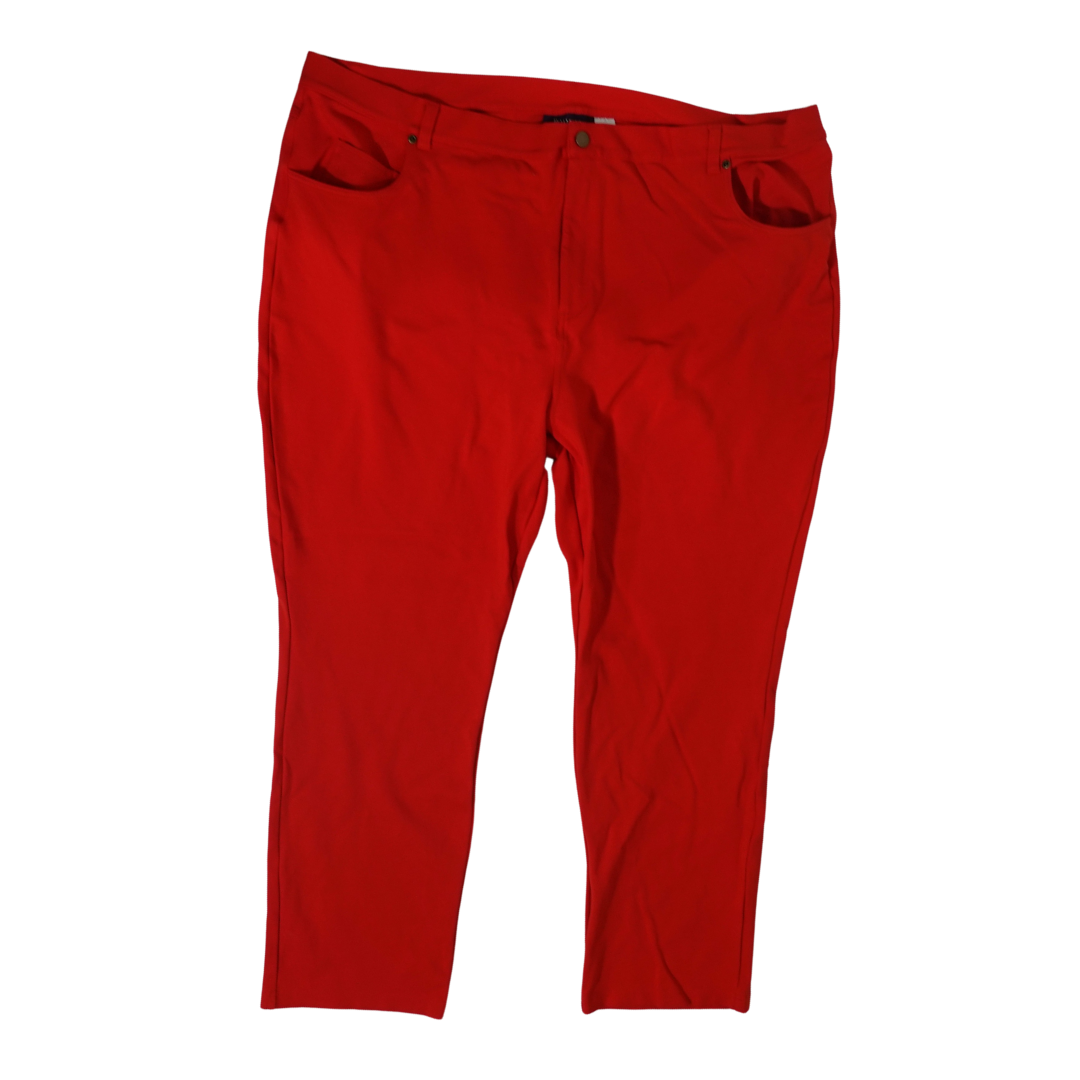 Red Jeggings with Real Pockets