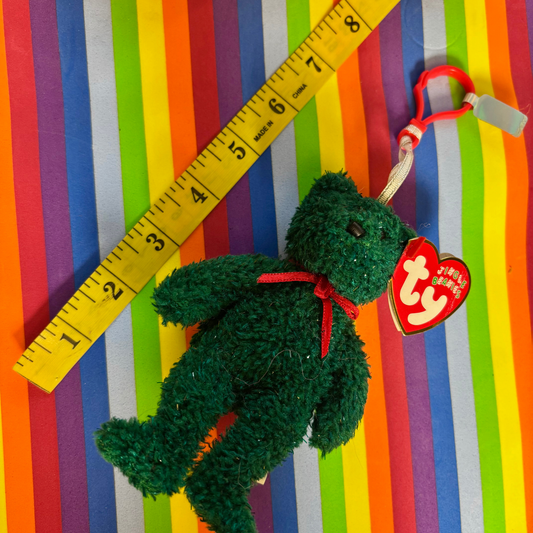 2001 Jingle Beanie Baby Plush Keychain