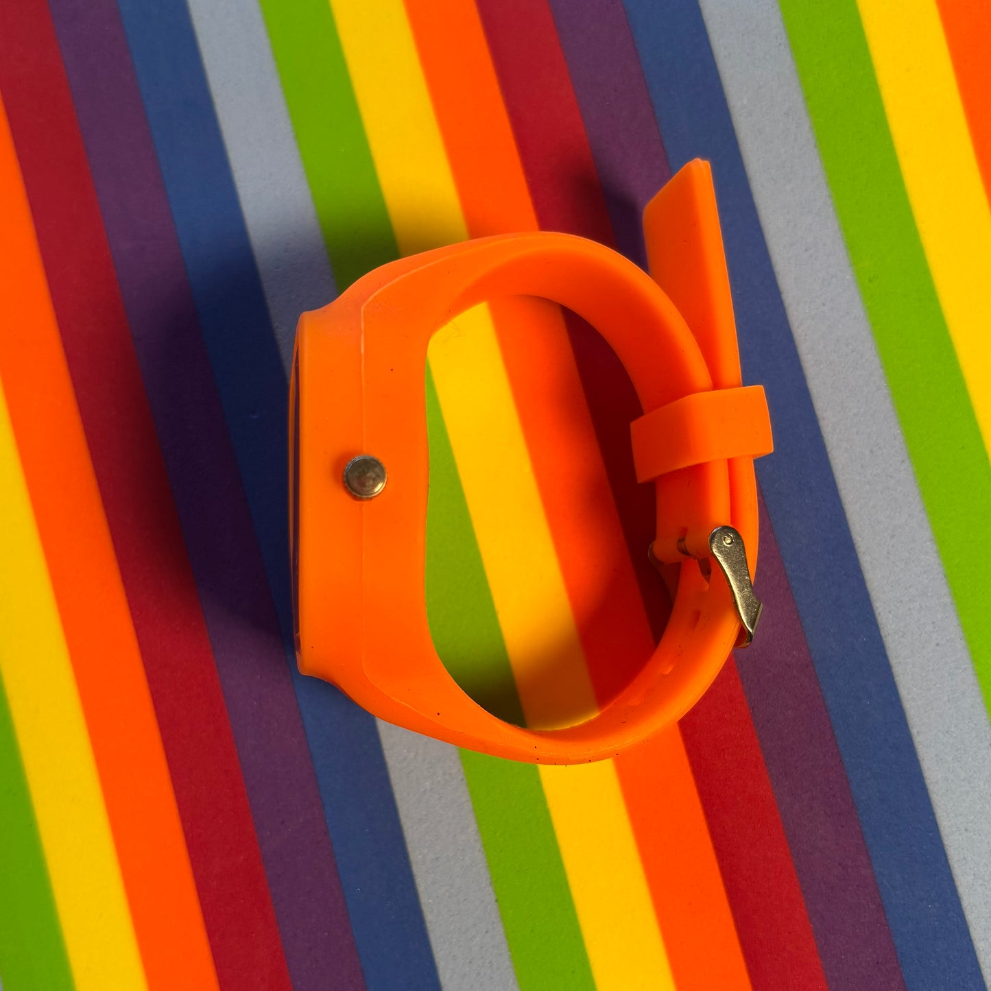 Orange Silicone Watch
