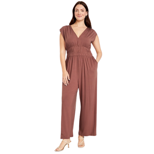 Brownish Mauve Sleeveless Jumpsuit NWT