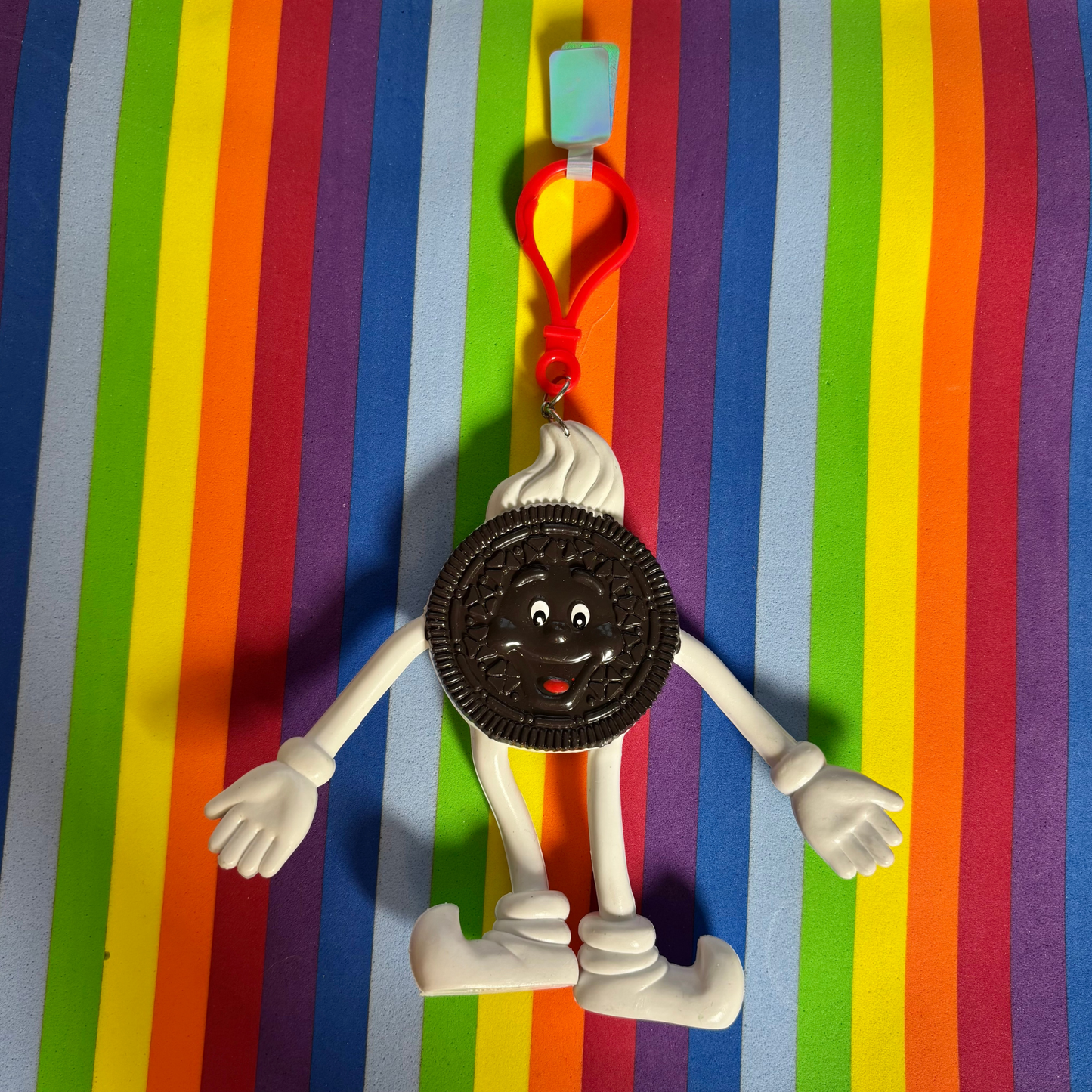 80s Oreo Cookie Man Bag Charm