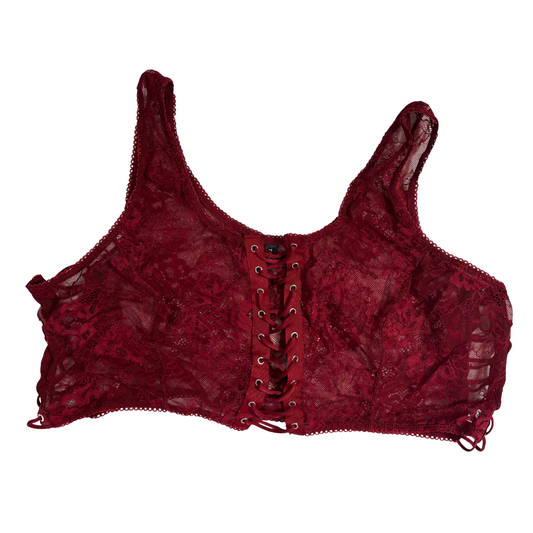 Torrid Dark Red Lacey Bralette