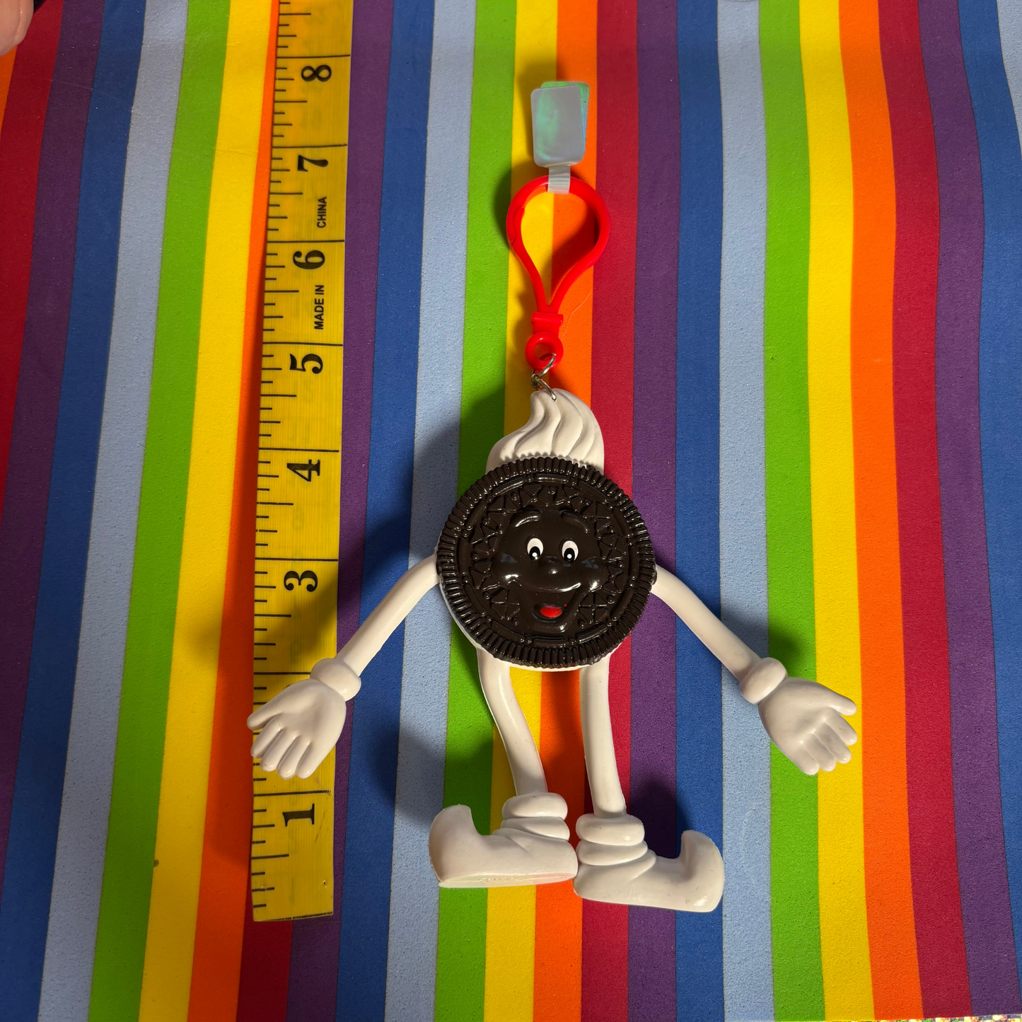 80s Oreo Cookie Man Bag Charm