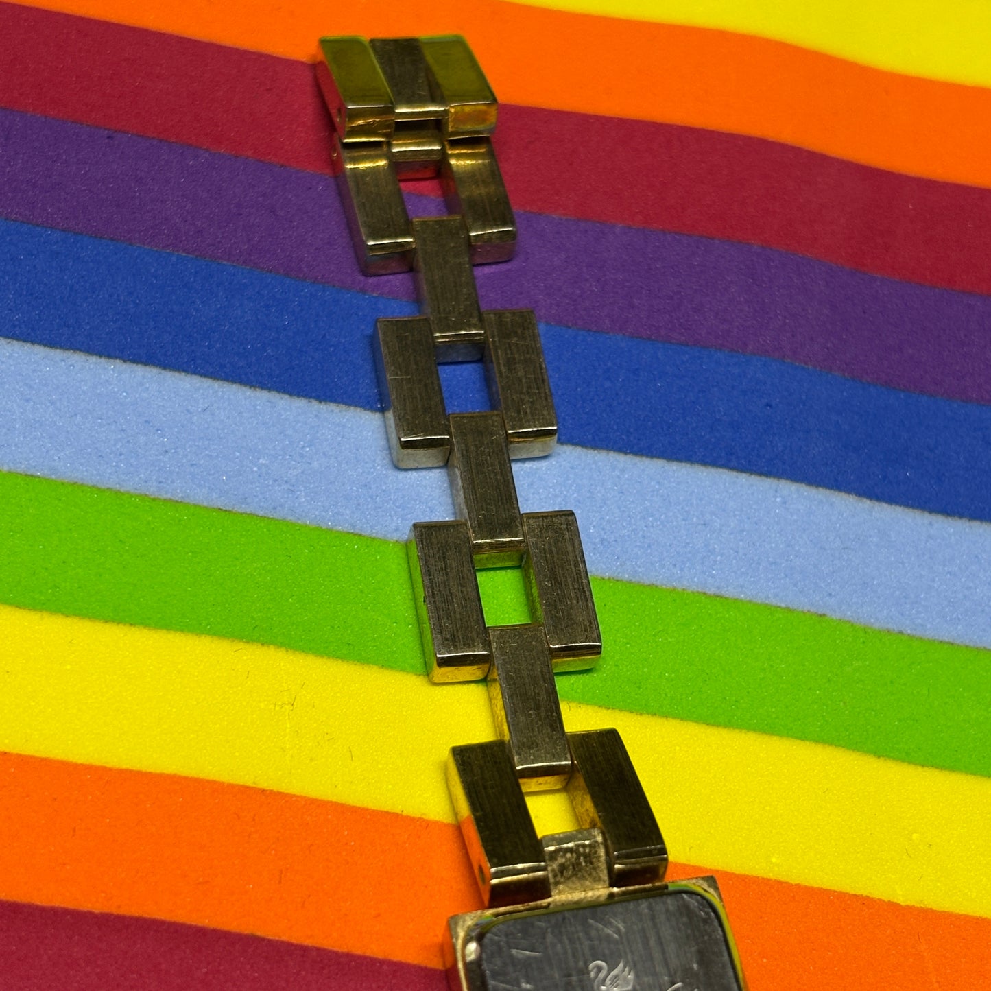 Vintage Gloria Vanderbilt Square Gold Watch