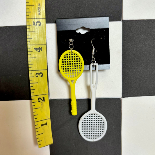 Barbie Tennis Racket Earrings