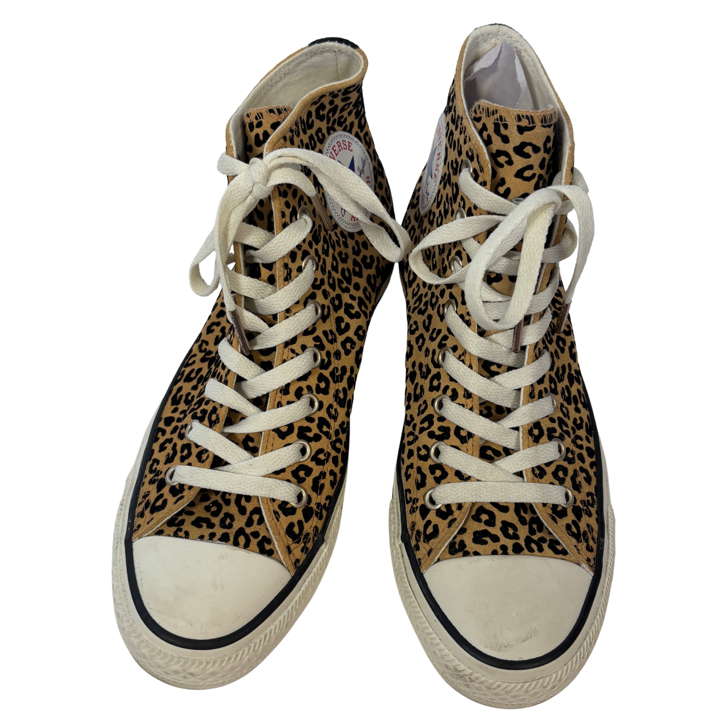 Converse Leopard Print High Tops (Women’s Size 9/ Men’s Size 7)