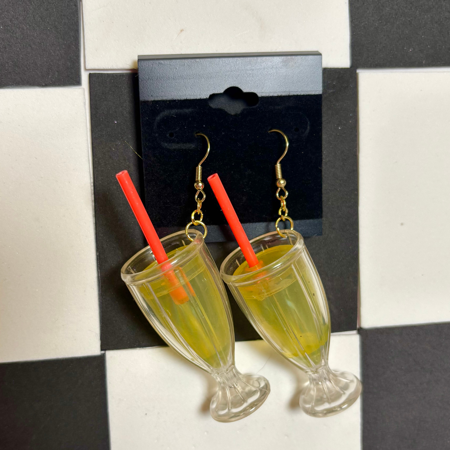 Glass of Lemonade Earrings