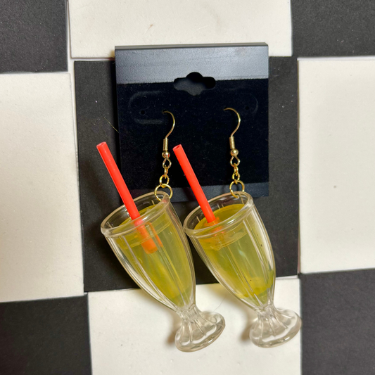 Glass of Lemonade Earrings