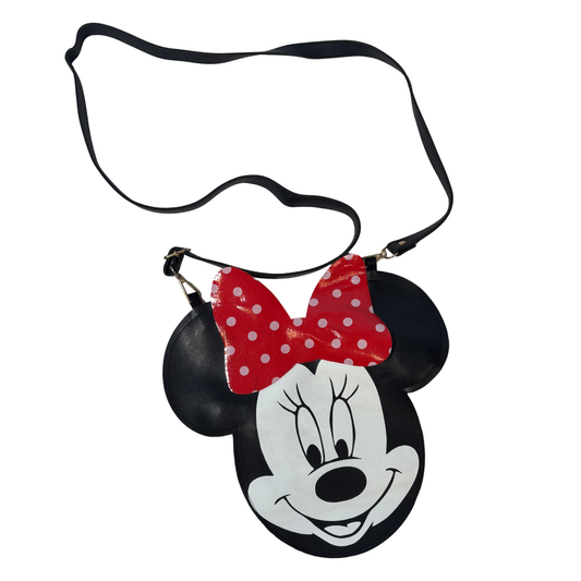 Disney Minnie Mouse Faux Leather Lightweight Crossbody Bag